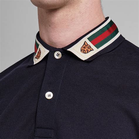 gucci mens polos|Gucci polo shirt men's sale.